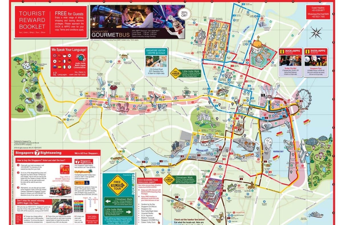 het oude Quebec City wandeltour kaart